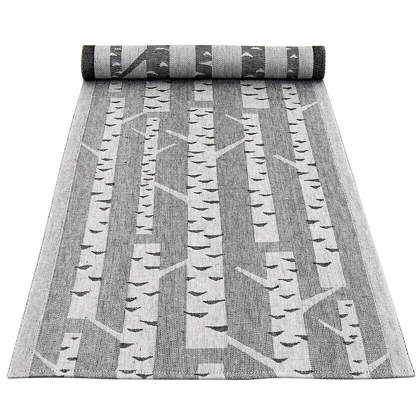 Lapuan Kankurit Koivu Kaitaliina 35x120cm valkoinen-musta 1 Lapuan kankurit KOIVU kaitaliina 35x120cm 9 valkoinen-musta 100_ pellava