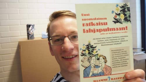 Maammekauppa - Suomalaiset tuotteet 42 Maammekaupan kauppias ja lahjakorttiesite - messut