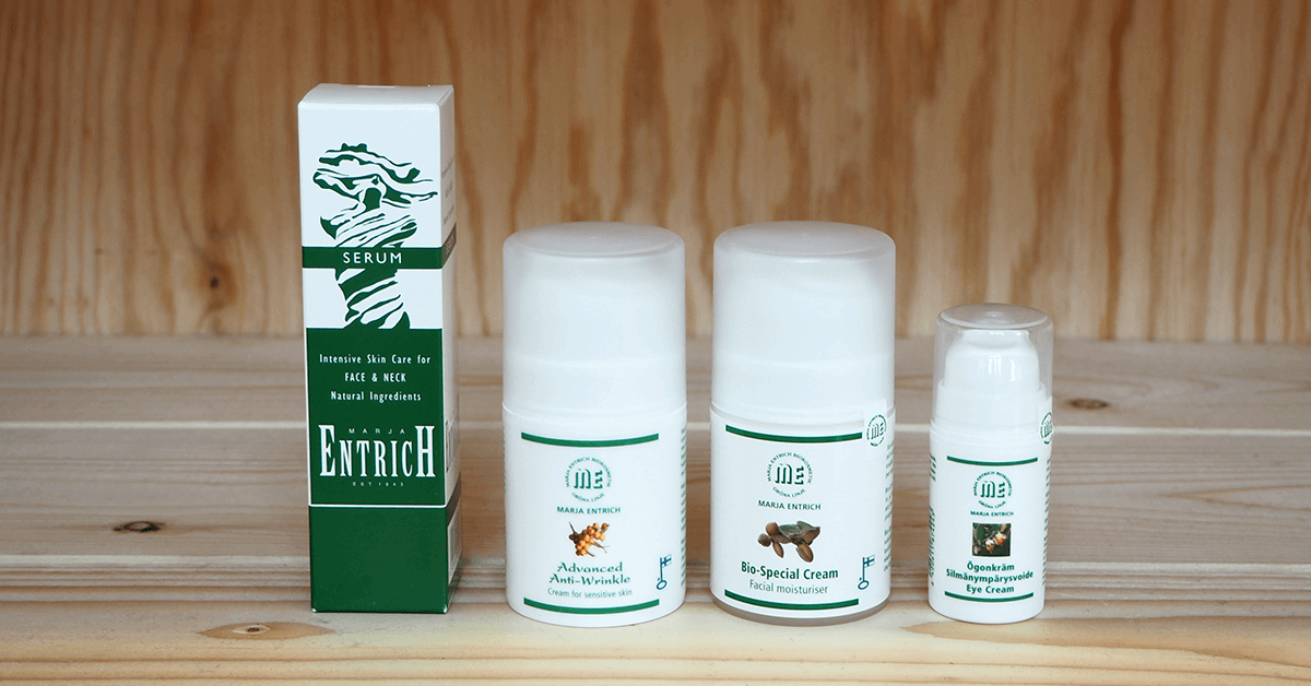 Marja Entrich luonnonkosmetiikkatuotteiden valinta- ja käyttöopas 5 Marja Entrich tuotteet aikuisen naisen ihonhoitoon