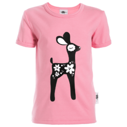 PaaPii Design 10v Visa T-paita Bambi vaaleanpunainen2