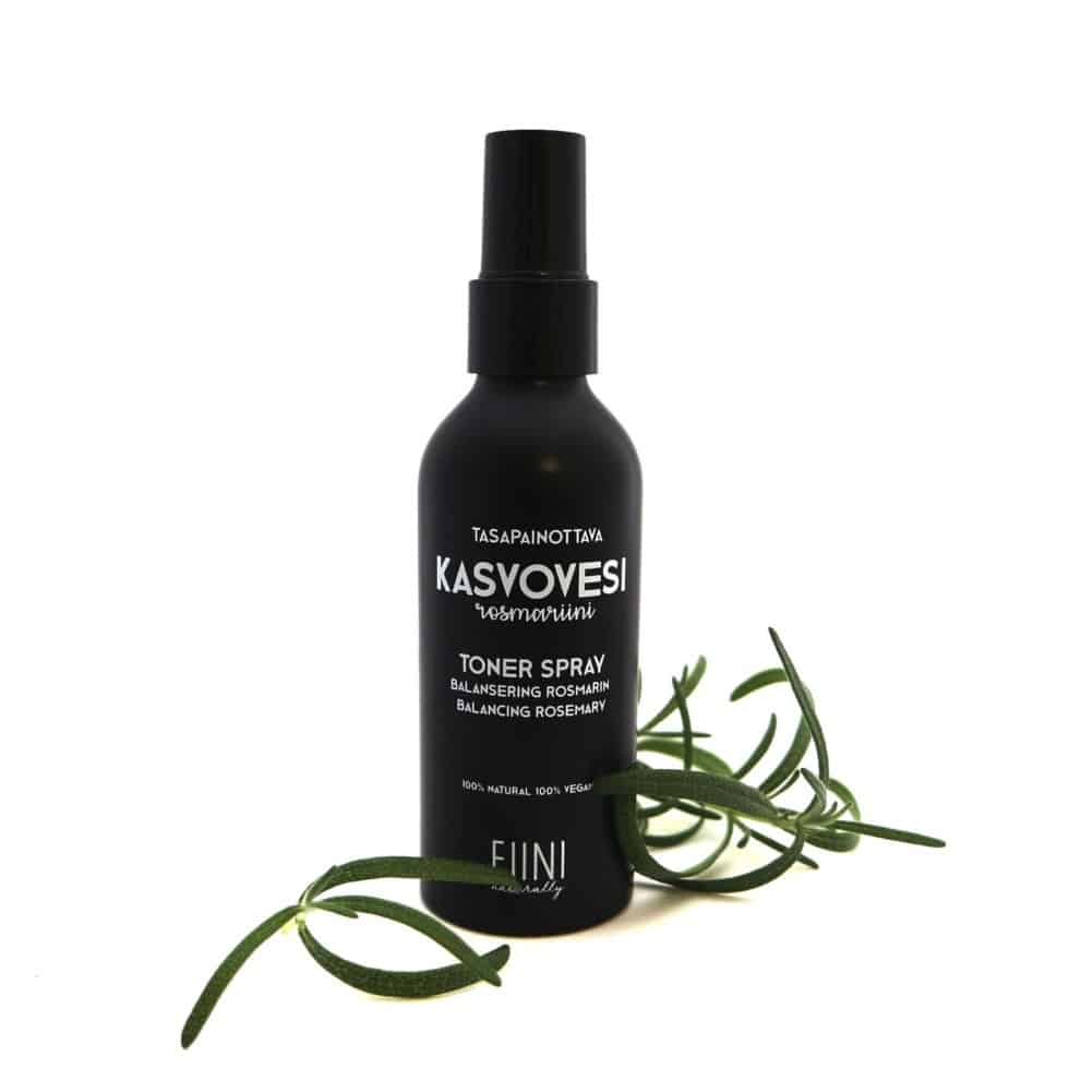Fiini Naturally Tasapainottava rosmariini kasvovesi 100 ml 1 Fiini Naturally Tasapainottava rosmariini kasvovesi 100 ml