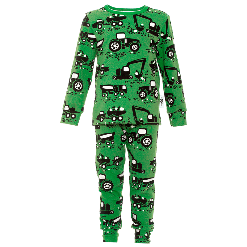 PaaPii Design Rusko pyjama Työkoneet metsä