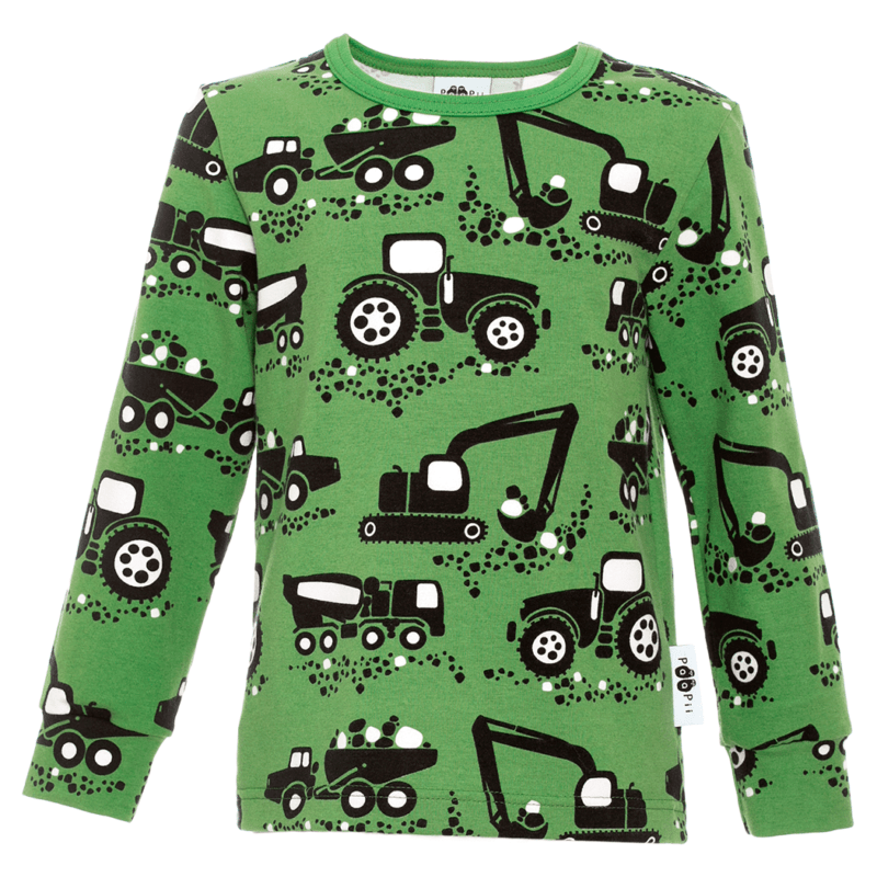 PaaPii Design Rusko pyjama Työkoneet metsä paita