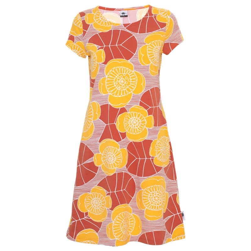 PaaPii Design Sointu mekko Ulpukka aurinko-ruoste