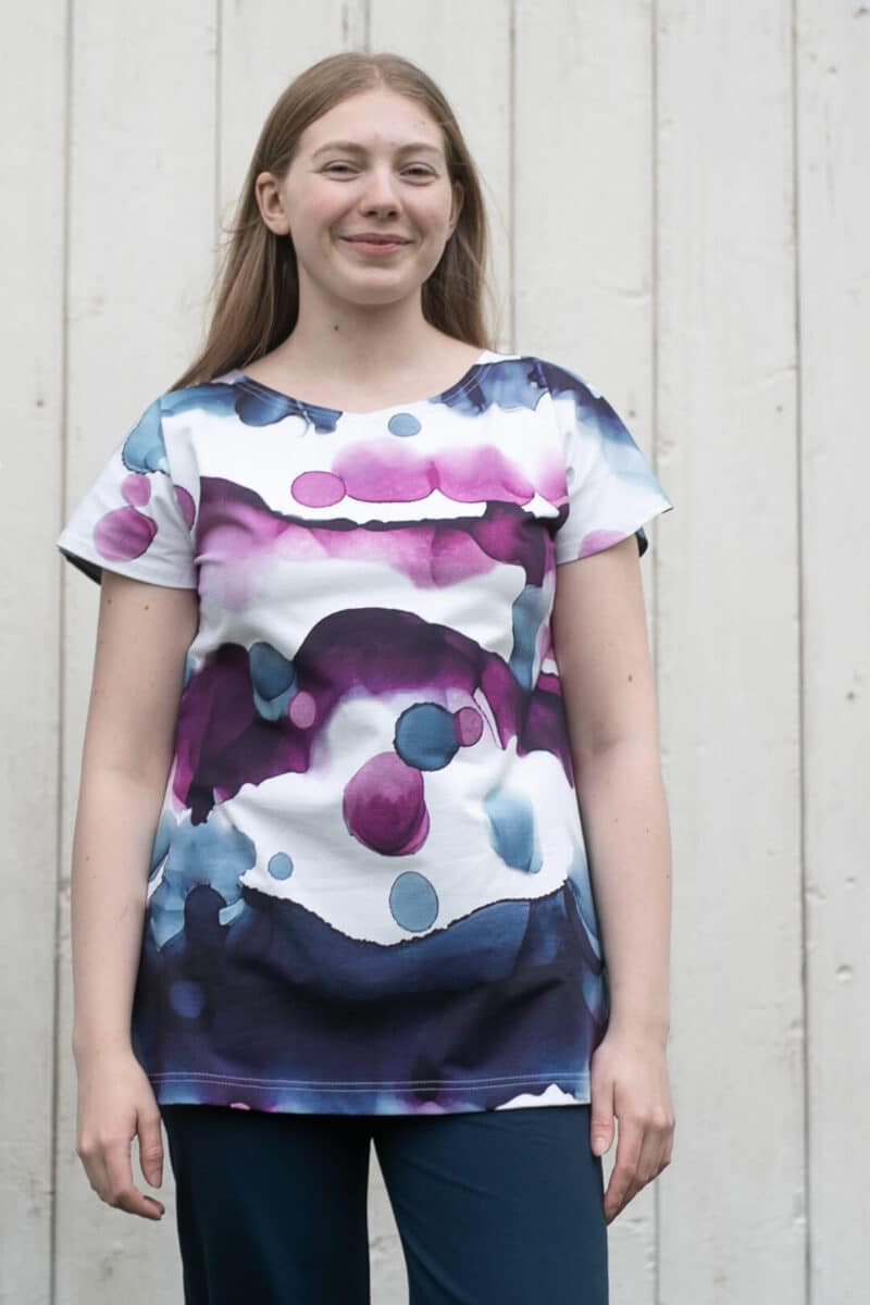 PaaPii Design Vuono T-paita Taivaanranta violetti 2