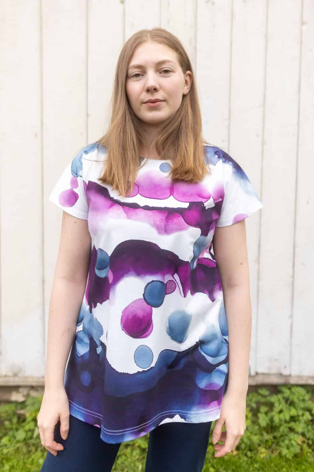 PaaPii Design Vuono T-paita Taivaanranta violetti 6