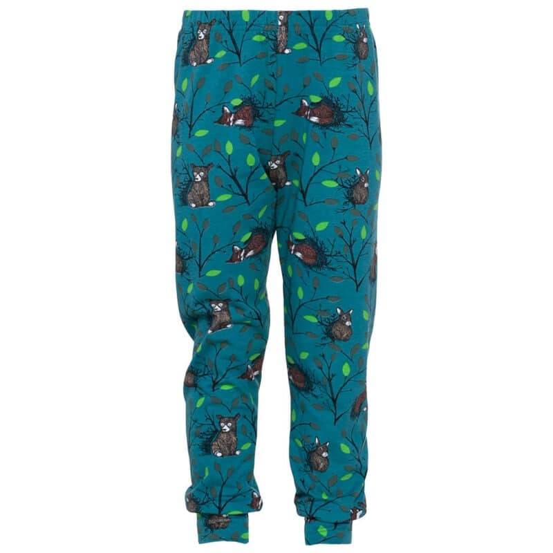 PaaPii Design Rusko pyjama Huomenta petrooli-vihreä housut
